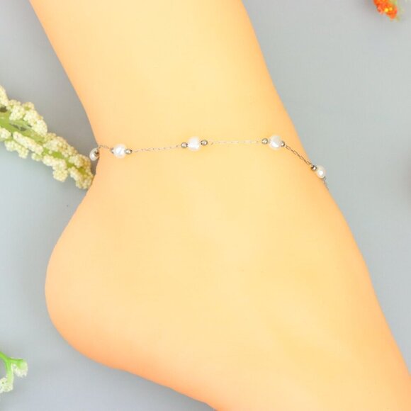 "Handmade Anklet – A Stylish Choice for Women, Thoughtful Gift Idea, EVCH1148 - Picture 7 of 10